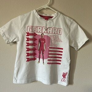 Liverpool Kop Kids “Gerrard” T-Shirt from Anfield. Size 7-8 Years (Youth)